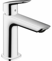 Смеситель для раковины Hansgrohe Logis Fine 110, CoolStart, с донным клапаном, 71254000