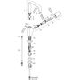 Смеситель для раковины Hansgrohe Metropol 230, Push-Open, 32511990