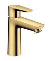 Смеситель для раковины Hansgrohe Talis E 110 CoolStart, без гарнитуры, золото полированный, 71714990