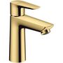 Смеситель для раковины Hansgrohe Talis E 110 CoolStart, без гарнитуры, золото полированный, 71714990
