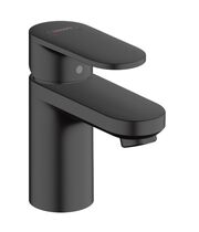 Смеситель для раковины Hansgrohe Vernis Blend 70, с гарнитуром, матовый черный, 71550670