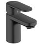 Смеситель для раковины Hansgrohe Vernis Blend 70, с гарнитуром, матовый черный, 71550670