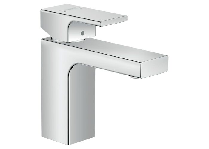 Смеситель для раковины Hansgrohe Vernis Shape 100, с гарнитуром, хром, 71561000