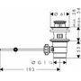 Смеситель для раковины Hansgrohe Vernis Shape 100, с гарнитуром, хром, 71561000