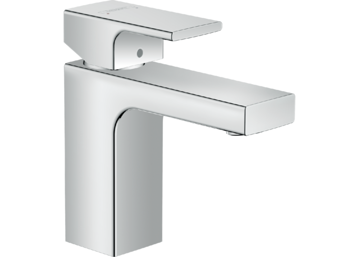 Смеситель для раковины Hansgrohe Vernis Shape 100, сливная гарнитура, хром, 71568000