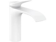 Смеситель для раковины Hansgrohe Vivenis 110, CoolStart, с гарнитуром, белый матовый, 75023700
