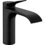 Смеситель для раковины Hansgrohe Vivenis 110, с донным клапаном, черный матовый, 75020670