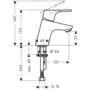 Смеситель для умывальника Hansgrohe Focus 70, 31733000