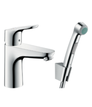 Смеситель для умывальника Hansgrohe Focus, гигиенический душ, 31927000