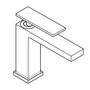 Смеситель для умывальника Hansgrohe Tecturis E 110, без донного клапана, хром, 73011000