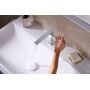 Смеситель для умывальника Hansgrohe Tecturis E 110, со сливным гарнитуром, хром, 73020000