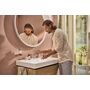 Смеситель для умывальника Hansgrohe Tecturis S 110, сливной гарнитур, хром, 73320000