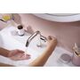 Смеситель для умывальника Hansgrohe Tecturis S 110, сливной гарнитур, хром, 73320000