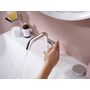 Смеситель для умывальника Hansgrohe Tecturis S 110, сливной гарнитур, хром, 73320000