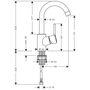 Смеситель для умывальника Hansgrohe Тalis S 200, 32070000