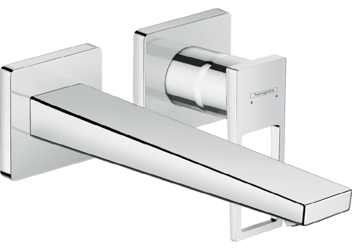 Смеситель настенный Hansgrohe Metropol, излив 225 мм, рукоятка-петля, 74526000