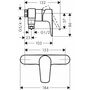 Смеситель для душа Hansgrohe Talis E, 71761000