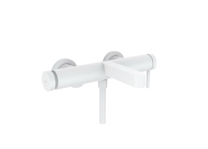 Смеситель для ванны Hansgrohe Finoris, матовый белый, 76420700