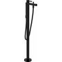 Смеситель для ванны Hansgrohe Finoris, напольный, черный матовый, 76445670