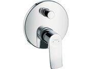 Смеситель для ванны Hansgrohe Metris, встроен..