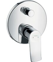 Смеситель для ванны Hansgrohe Metris, встроенная защита, 31487000