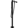 Смеситель для ванны Hansgrohe Vivenis, напольный, черный матовый, 75445670