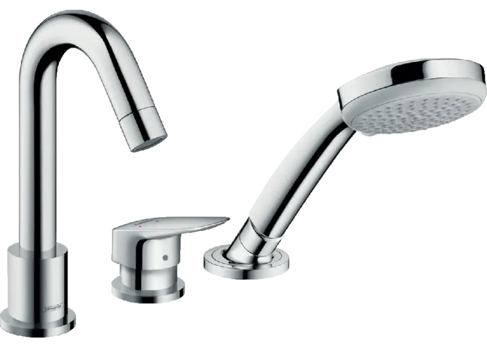 Смеситель на край ванны Hansgrohe Logis, 3 отверстия, 71310000