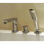 Смеситель на край ванны Hansgrohe Metris, 4 отверстия, 31442000