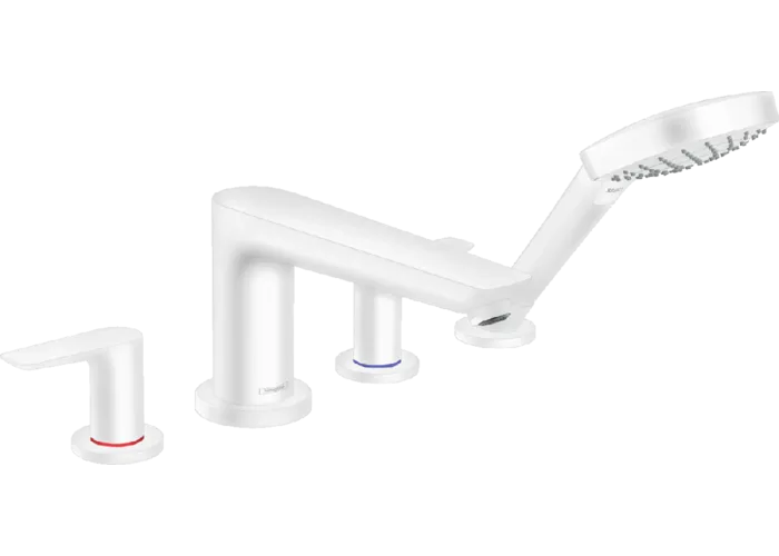 Смеситель на край ванны Hansgrohe Talis Е, 4 отверстия, 71748700