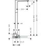 Смеситель напольный для ванны Hansgrohe Metropol, однорычажный, 32531000