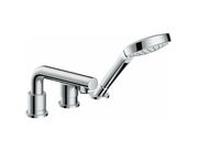 Смеситель однорычажный на край ванны Hansgroh..