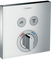 Смеситель скрытого монтажа Hansgrohe ShowerSelect, 2 потребителя, 15768000