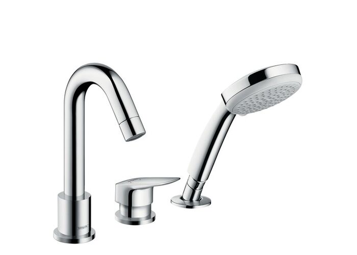 Врезной смеситель для ванны Hansgrohe Logis, 3 отверстия, 71313000
