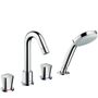 Врезной смеситель для ванны Hansgrohe Logis, 4 отверстия, 71314000