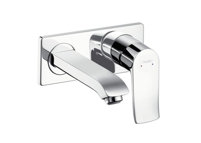 Смеситель настенный для умывальника Hansgrohe Metris, 31086000