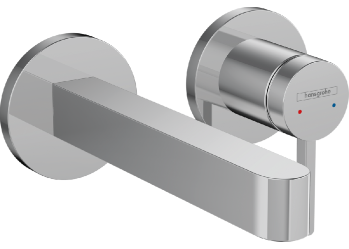 Смеситель Hansgrohe Finoris, настенный, с изливом 165 мм, хром, 76051000