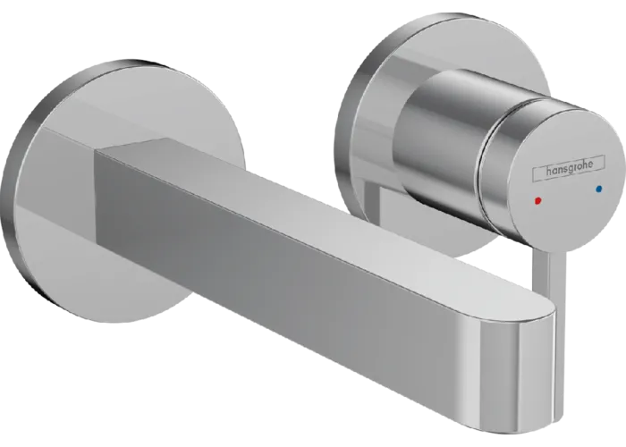 Смеситель Hansgrohe Finoris, настенный, с изливом 165 мм, хром, 76051000