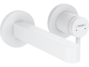 Смеситель Hansgrohe Finoris, настенный, с изл..