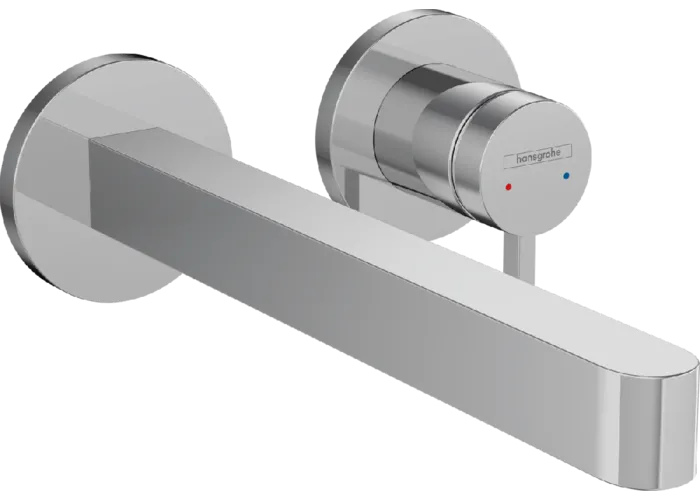Смеситель Hansgrohe Finoris, настенный, с изливом 225 мм, хром, 76050000
