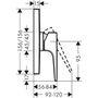 Смеситель для душа Hansgrohe Metropol, ВМ, 32565990