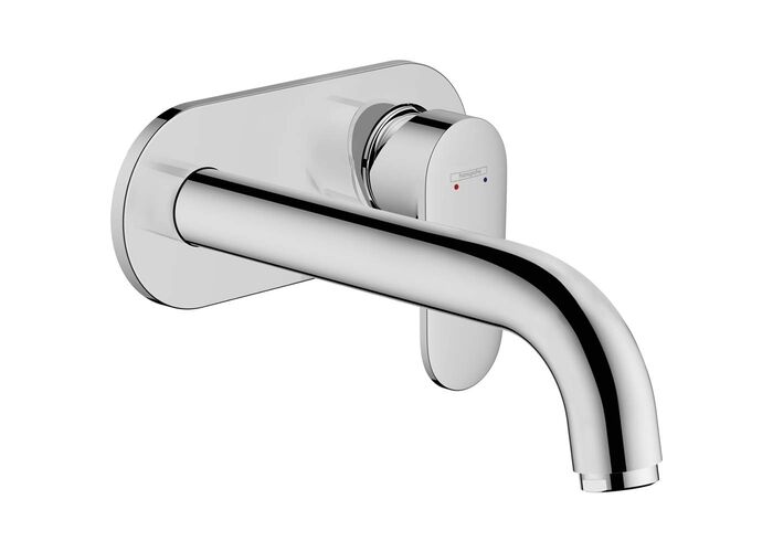 Смеситель для раковины Hansgrohe Vernis Blend, настенный, излив 20,4 см, хром, 71576000