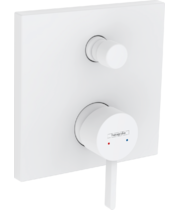 Смеситель для ванны Hansgrohe Finoris, с защитой, матовый белый, 76416700