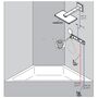 Термостат Hansgrohe RainSelect, скрытый монтаж, 2 потребителя, 15355000