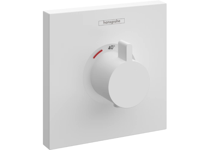 Термостат для душа Hansgrohe ShowerSelect Highflow, матовый белый, 15760700