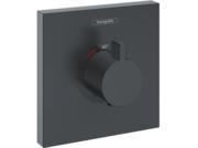 Термостат для душа Hansgrohe ShowerSelect Highflow, матовый черный, 15760670