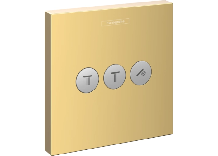 Запорное устройство Hansgrohe ShowerSelect, полированное золото, 3j, 15764990