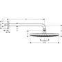 Тропический душ со стены Hansgrohe Raindance Select S300 2jet, 27378000