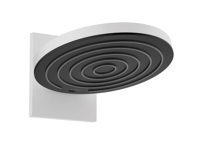 Верхний душ Hansgrohe Pulsify 260, 2j, EcoSmart, с держателем, матовый белый, 24151700