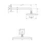 Верхний душ Hansgrohe Raindance E 360, 1jet, EcoSmart, 26605000