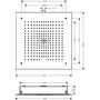 Верхний душ Hansgrohe Raindance E 400, 1jet, EcoSmart, 26253000
